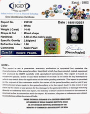 15.98/CT NATURAL KESHI PEARL